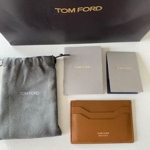 Tom Ford Cardholder NWT Cognac Leather